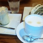 Doppoの抹茶ロールケーキセット        （by 食べるくノ一）