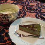 抹茶チョコチーズケーキ♪        （by かよぴぃ）