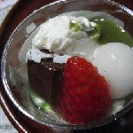 Uchi Cafe’ SWEETS 抹茶とチョコのパフェ