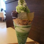 nana's green tea 抹茶わらび餅フローズンパフェ
